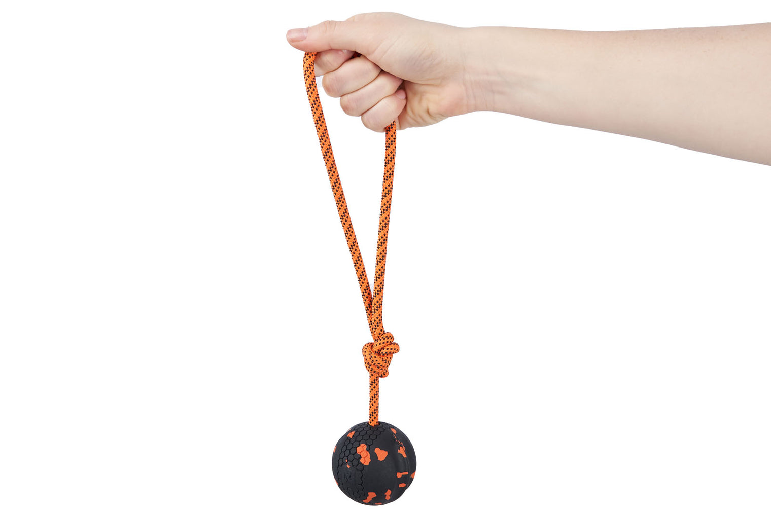 DOG BALL ON ROPE