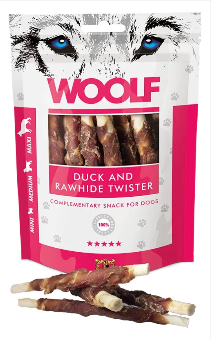 WOOLF DUCK AND RAWHIDE TWISTER 100gr