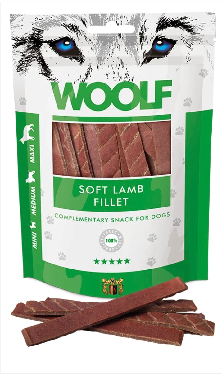 WOOLF SOFT LAMB FILLET 100gr