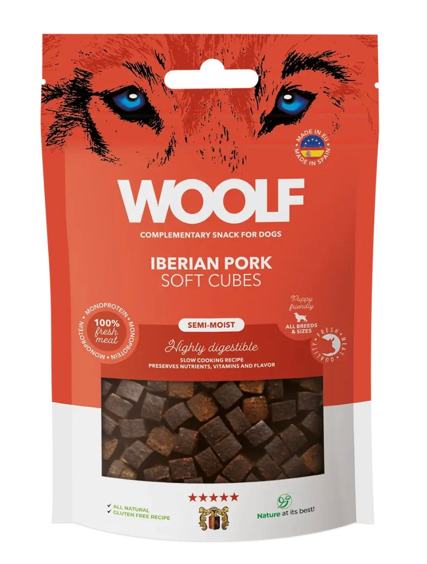 WOOLF SOFT CUBES IBERIAN PORK 100gr